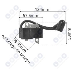 Aizdedzes spoles modulis HUSQVARNA 435 440 445 450 N (5903794735514)