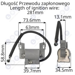 Aizdedzes spoles modulis BRIGGS STRATTON INTEK V-TWIN 691060 (5903794735521)