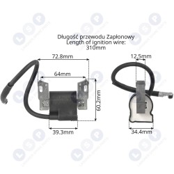 Aizdedzes spole BRIGGS STRATTON CLASSIC SPRINT QUATTRO 3,5 ZS - 4,5 ZS (5903794735569)
