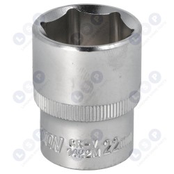 Honiton uzgalis 1/2" 22 MM CrV sešstūra īss 6 punktu (5900774514220)