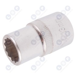 Honiton ligzda 1/2" 13 MM CrV divsešstūra īss 12 punktu (5900774517138)