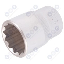 Honiton ligzda 1/2" 20 MM CrV divsešstūra īsa 12 punktu (5900774517207)