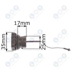 Eļļas uzpildes vāciņš STIHL MS 230 240 250 260 (5903794718593)