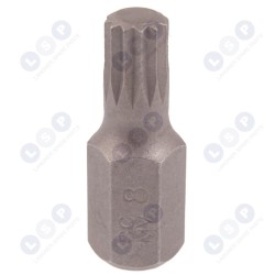 SPLINE uzgalis M8 x 10 mm, 30 mm garš HONITON (5900774577089)