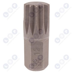 SPLINE uzgalis M12 x 10 mm, 30 mm garš HONITON (5903794723689)