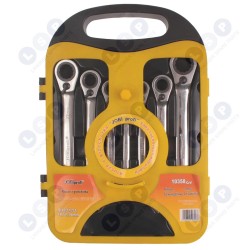 CrV kombinētās atslēgas ar sprūdrata mehānismu, 7 daļas (5903794723788)