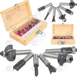 Koka griezēji 8 mm JOBI formas griezēju komplekts 6 gab. (5903794723863)