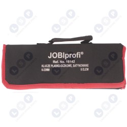 8 daļu satīna kombinētās uzgriežņu atslēgas 6–22 mm, plakanas, gredzenveida, uz loksnes ar rokturi (5903794724198)