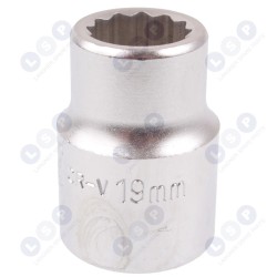 Corona uzgalis 3/4" 19 MM CrV divpadsmit punktu īss 12 punktu (5903794721210)
