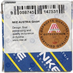 Atvērtā lodīšu gultņa 6002 klaņa vārpsta 32x15x9mm NKE C3 (9008745147531)