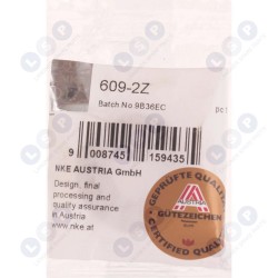 Gultnis NKE 609 ZZ 609 2Z LUZ C3 9x24x7 (5903794724891)