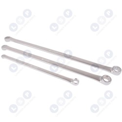 Garās, taisnās gredzenatslēgas, satīna apdare, 3 gab., 8–15 mm (5900774510031)