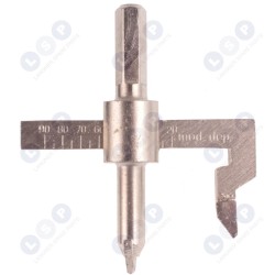 Regulējams karbīda stikla caurumzāģis 11–55 mm (5903794725652)