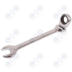 Atslēga ar atvērtu galu un 19 mm šarnīrveida sprūdrata atslēgu (5903794726215)