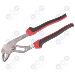 Regulējamas knaibles, cauruļu atslēga, knaibles ar asmeni, 250 mm kombinētās knaibles, melnas un sarkanas (5903794726383)