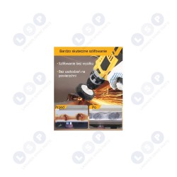 Rūsas noņemšanas disks melniem matiem 50 MM (5903794734951)