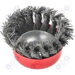 Stiepļu birste 75 mm M14 PRIEKŠĒJĀ VĪTA STIEPĻA slīpmašīnām (5903794727250)