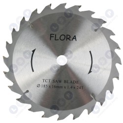 FLORA Widia disks 185 x 16 mm x 1,4 x 24 zobu (5903794727274)