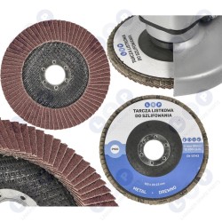 Slīpēšanas disks 125 P100 KOKA, METĀLA, TĒRAUDA slīpēšanai (5903794734647)