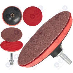 Velcro disks 125 MM slīpmašīnai-urbjmašīnai ar adapteri (5903794734821)