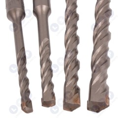 Betona urbju komplekts 5-10 mm, 4 gab., 110-160 mm, akmens SDS PLUS + (5903794727922)