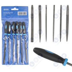 Precīzu vīļu komplekts, adatu vīles, 6 gab. (5903794735118)