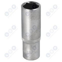 Garā uzgriežņu atslēga 12 MM 1/4 CrV HONITON (5900774519423)