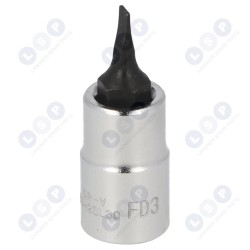 Uzgriežņu atslēga ar plakanu uzgali 3 mm 1/4 HONITON (5900774579809)