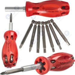 Skrūvgriežu komplekts PH FLAT HEX MAGNET (5903794728943)