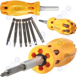 Skrūvgriežu komplekts PH FLAT MAGNETIC (5903794728967)