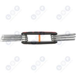 Plakanās atslēgas 3-7 mm Phillips PH 0-3 kabatas nazis 8in1 velosipēdam (5903794729070)