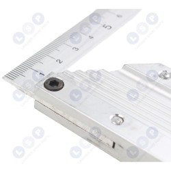 Alumīnija biroja celtniecības lineāls 40 cm ()