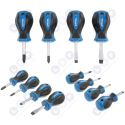 Skrūvgrieži, īsie, ar rotējošu galviņu, 4 daļu komplekts (5900774581437)