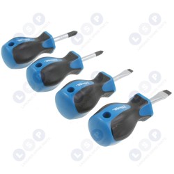 Skrūvgrieži, īsie, ar rotējošu galviņu, 4 daļu komplekts (5900774581437)