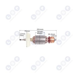 РОТОРНАЯ шлифовальная машина MAKITA GA9050R GA9050 GA7050R щетки подшипники ()