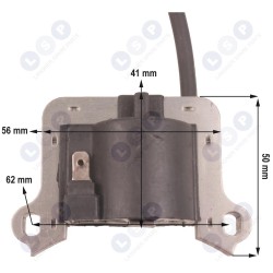 Aizdedzes spole benzīna krūmgriezim - universāla aizdedzes svece ()