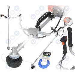 Krūmgrieža piedziņas vārpstas caurule Krūmgrieža roktura brīvās līnijas komplekts ()