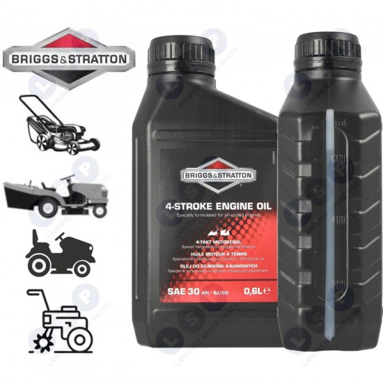 BRIGGS STRATTON motoreļļa zāles pļāvējiem SAE30 0,6 l (4016153100050)