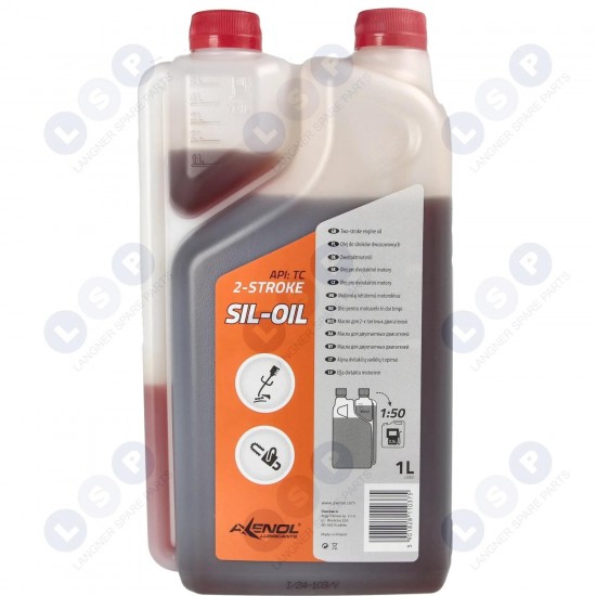 Eļļa motorzāģiem un krūmgriežiem, 1L NAC DEMON STIHL sarkanais maisījums (5901828114540)