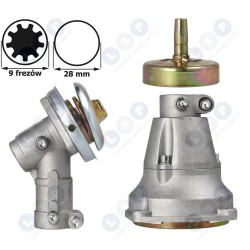 Benzīna krūmgrieža sajūga groza + kausa pārnesumkārba 28MM 9F ()