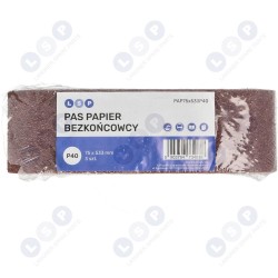 Slīpēšanas lentes papīrs bezgalīgā lente 75x533 P40 12 gab. (5903794736276)