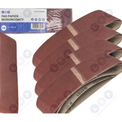 Slīpēšanas lentes papīrs bezgalīgā lente 75x533 P80 12 gab. (5903794736290)