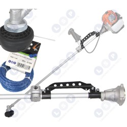 Pilnīga caurule ar vārpstu krūmgriezim 28 mm 9 griezēji + BEZMAKSAS aukla 2,7 mm ()