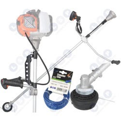 Benzīna krūmgrieža piedziņas vārpstas caurule krūmgrieža rokturim brīvā aukla 2,7 mm ()