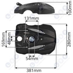 Starteris HORTMASZ DV196 DVO140 DVO160 DV225E dzinēja zāles pļāvējam (5903794736603)