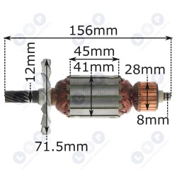 70-005 Rotors C7 ripzāģim ()