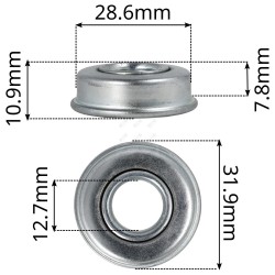 Aizmugurējais piedziņas ritenis HUSQVARNA CRAFTSMAN PARTNER zāles pļāvējam (5903794738249)