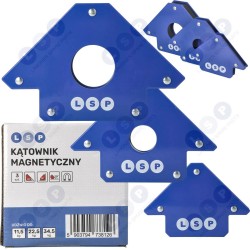 Metināšanas leņķa magnētiskais turētājs - 3 gab. 11,5 kg 22,5 34,5 kg (5903794738126)