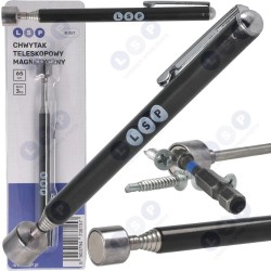 Magnētiskais teleskopiskais satvērējs ar magnētu 650 mm 3 kg (5903794738157)