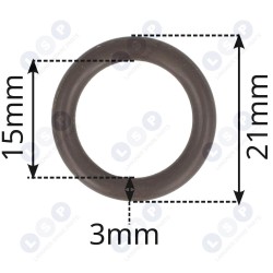 O veida gredzens GBH 2-24 2-26 sitamajam lāpstiņam, ekvivalents 1610210187 ()